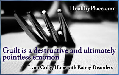Citata apie valgymo sutrikimus - kaltė yra destruktyvi ir galiausiai beprasmė emocija.