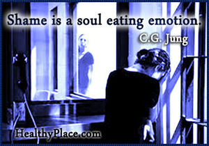 Citata apie psichinės sveikatos stigmą - gėda yra sielos valgymo emocija. 