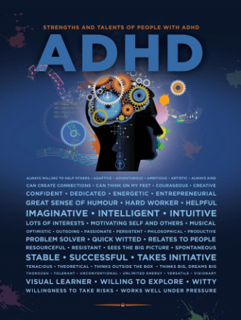 Plakatai, skirti vaikams, paaugliams ir paaugliams, turintiems ADHD, didinti savęs vertinimą